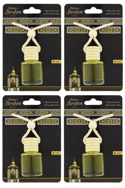 Makamı İbrahim Kokusu 8 Ml Araba Kokusu Cam Şişe 4 Adet