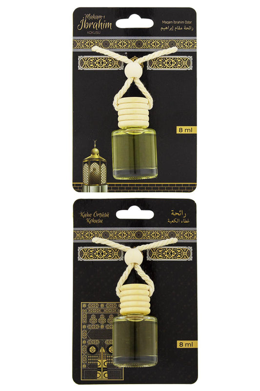 Makamı İbrahim Kokusu Ve Kabe Örtüsü Kokusu 8 Ml Araba Kokusu Cam Şişe