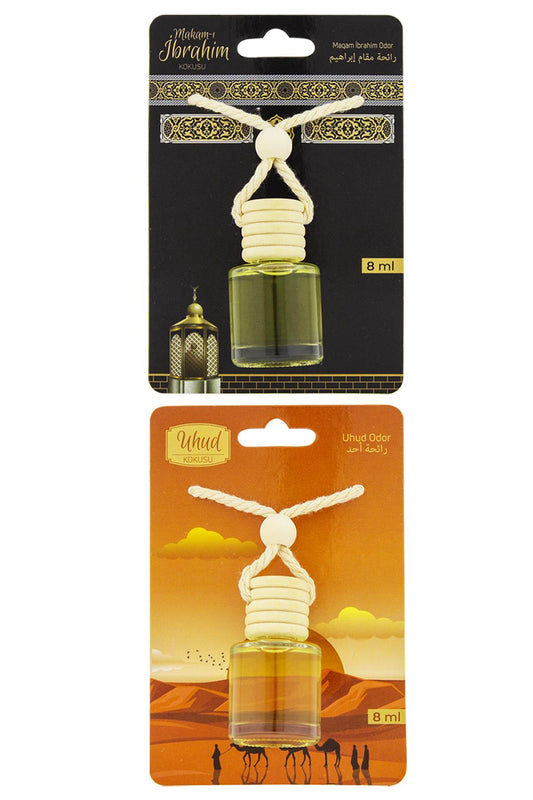 Makamı İbrahim Kokusu Ve Uhud Kokusu 8 Ml Araba Kokusu Cam Şişe