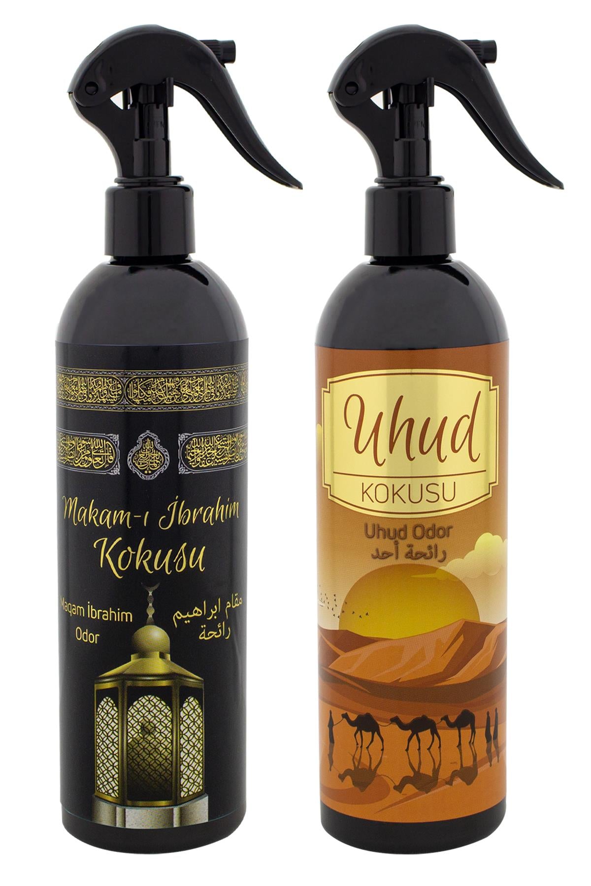 Makamı İbrahim Ve Uhud Kokusu Sprey 400 Ml. Siyah