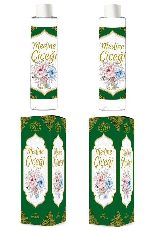 Medine Çiçeği Kolonya 400Ml. 80 Derece 2 Adet