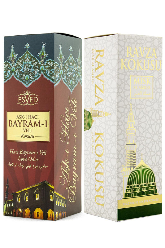 Medine Ravza Kokusu Ve Hacı Bayram Veli Kokusu Sprey 400 Ml.