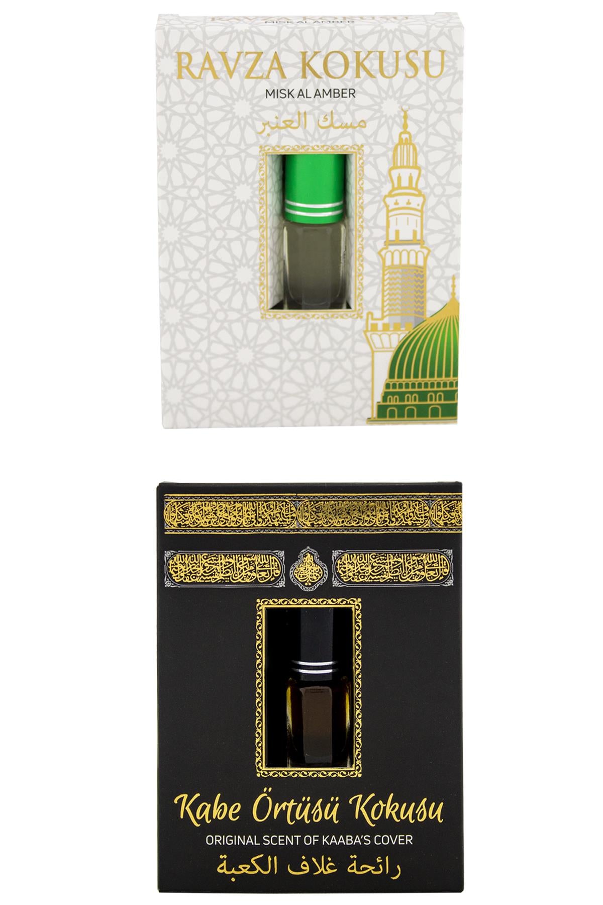 Medine Ravza Kokusu Ve Kabe Örtüsü Kokusu Alkolsüz Esans 3ml