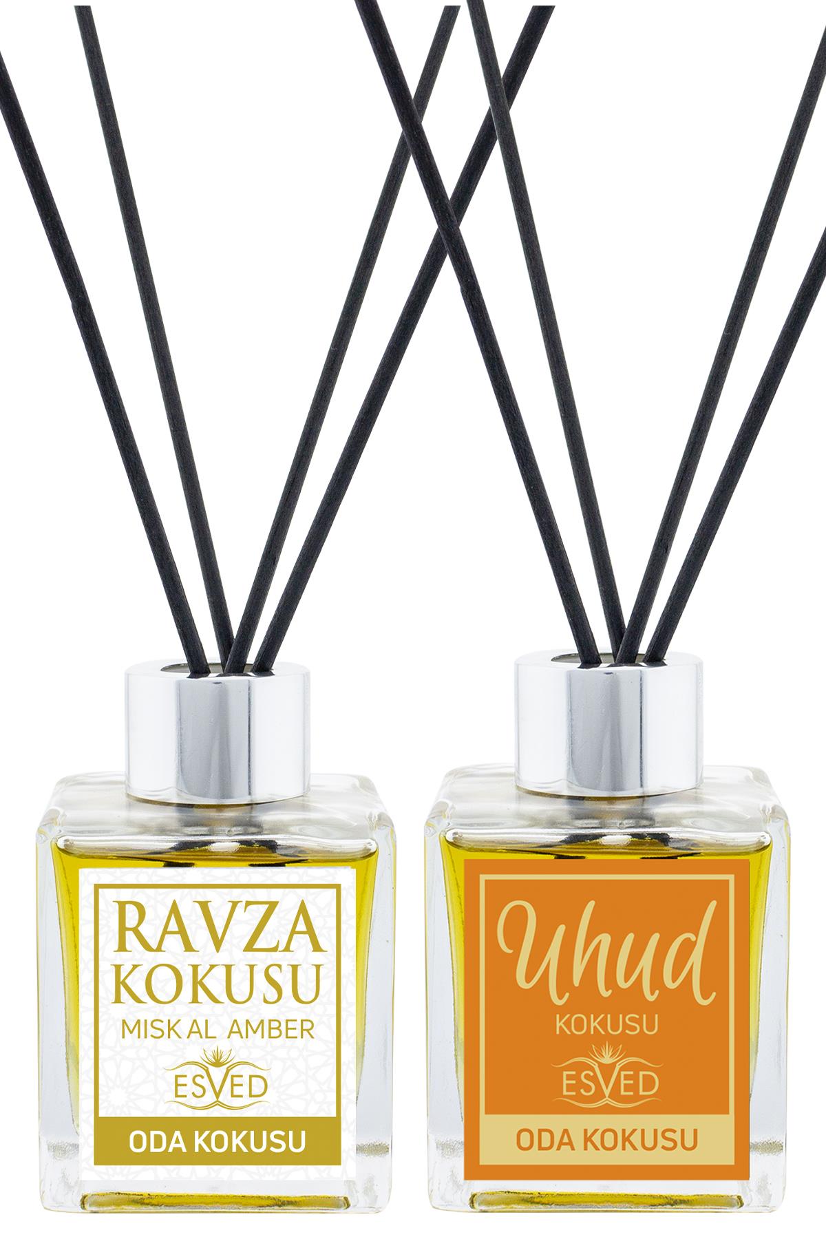 Medine Ravza Kokusu Ve Uhud Kokusu 100 Ml Çubuklu Oda Kokusu