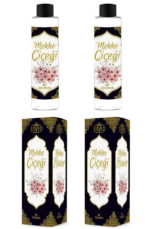 Mekke Çiçeği Kolonya 400Ml. 80 Derece 2 Adet