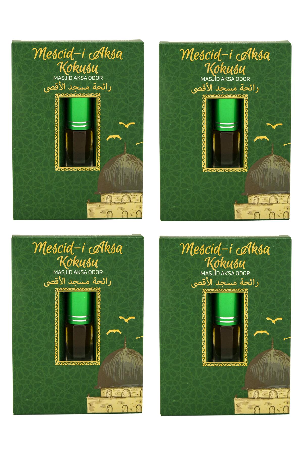 Mescidi Aksa Kokusu Alkolsüz Esans 3ml 4 Adet
