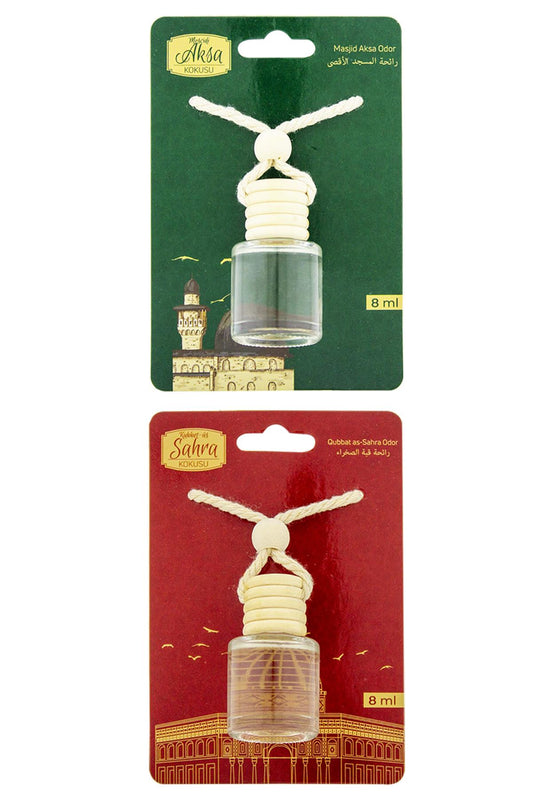 Mescidi Aksa Kokusu Ve Kubbetüs Sahra Kokusu 8 Ml Araba Kokusu Cam Şişe