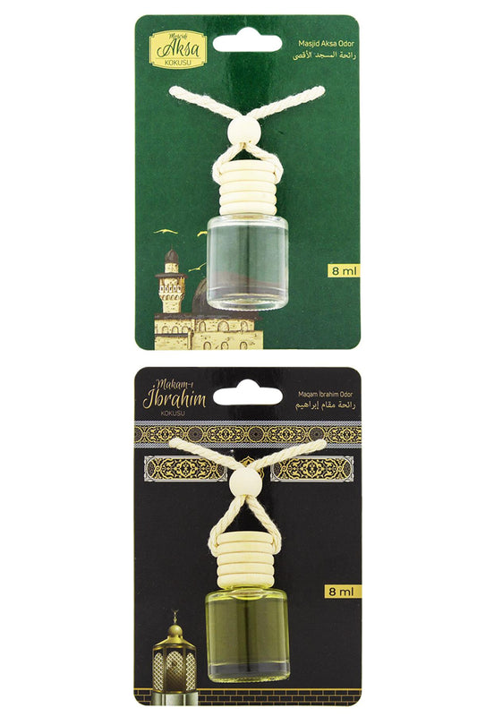 Mescidi Aksa Kokusu Ve Makamı İbrahim Kokusu 8 Ml Araba Kokusu Cam Şişe