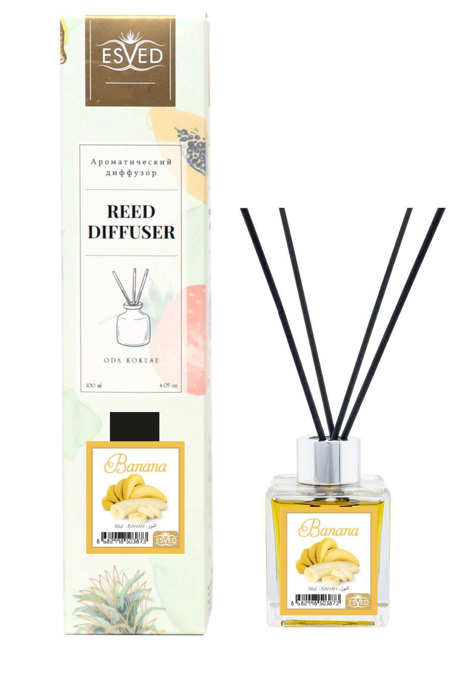 Muz Kokusu 100 Ml Çubuklu Oda Kokusu Yedek Dolum Şişesi Hediyeli