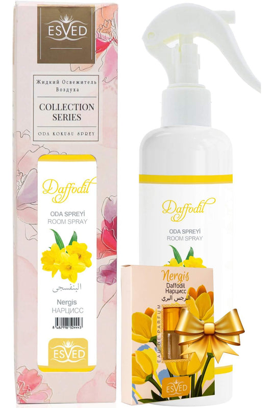Nergis Kokusu Sprey 400 Ml. Nergis Kokusu Parfüm Esansı 3Ml. Hediyeli
