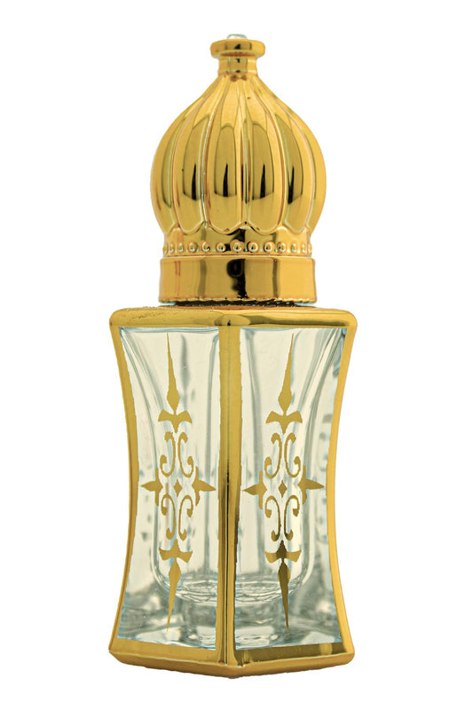 Parfüm Esans Cam Şişesi Gold Boş Esans Şişesi 6 Ml. Premium A115-6ML-2