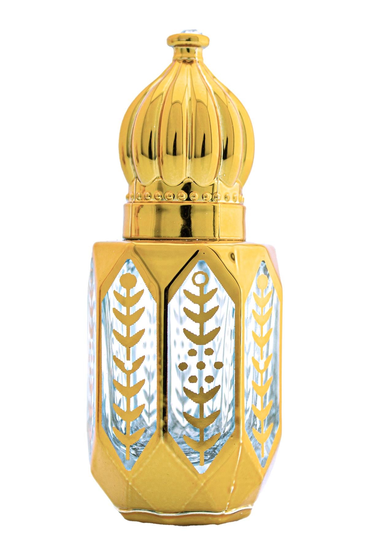 Parfüm Esans Cam Şişesi Gold Boş Esans Şişesi 8 Ml. Premium A108-8ML-3