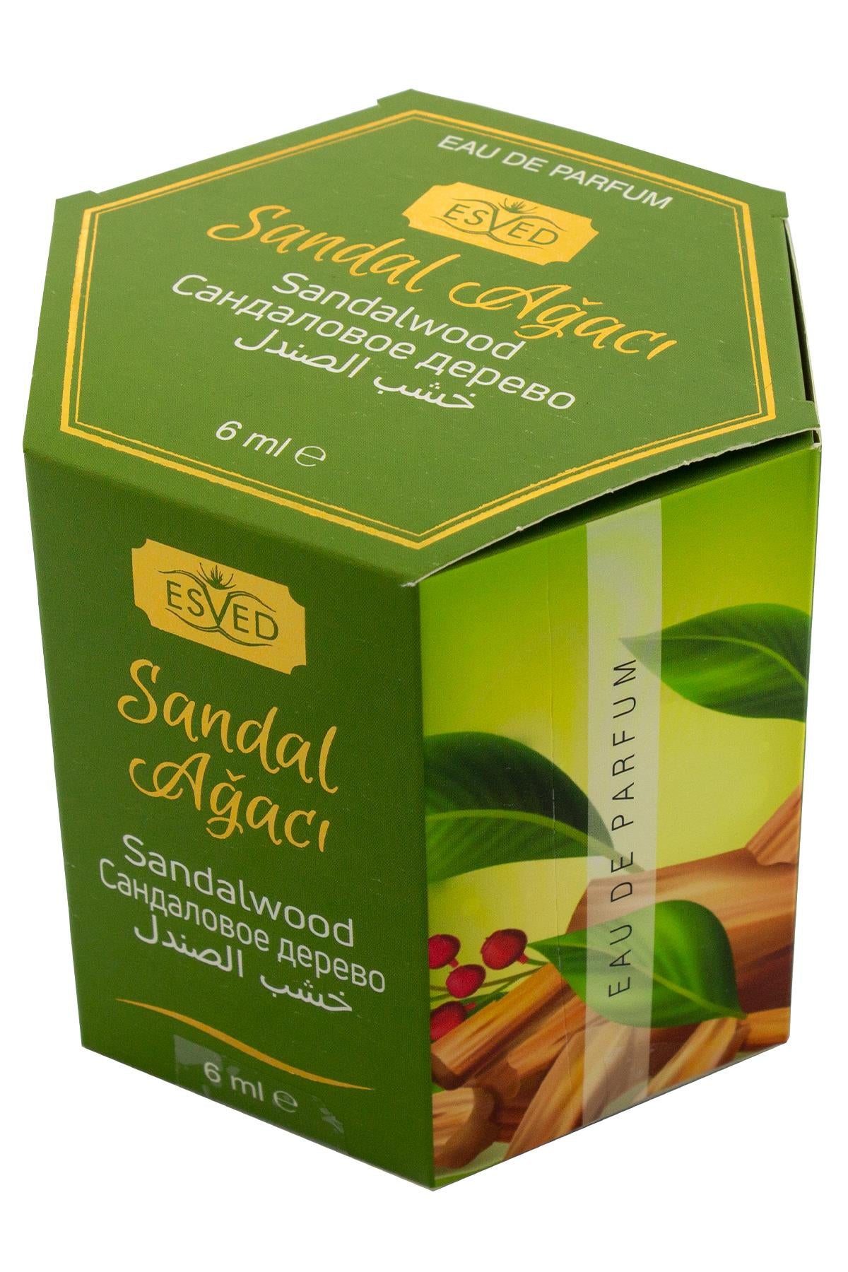 Sandal Ağacı Kokusu Alkolsüz Esans 6Ml. 6'lı Paket