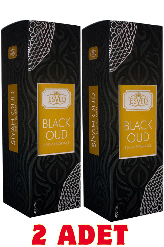 Siyah Oud & Black Oud Oda Ve Kumaş Spreyi Seccade Spreyi Oda Kokusu Koku 400 ml 2 adet