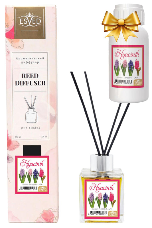 Sümbül Kokusu 100 Ml Çubuklu Oda Kokusu Yedek Dolum Şişesi Hediyeli