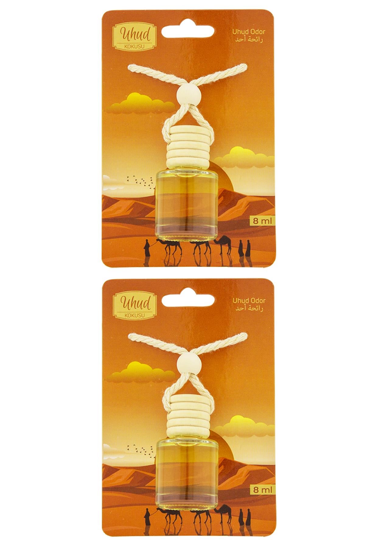 Uhud Kokusu 8 Ml Araba Kokusu Cam Şişe 2 Adet