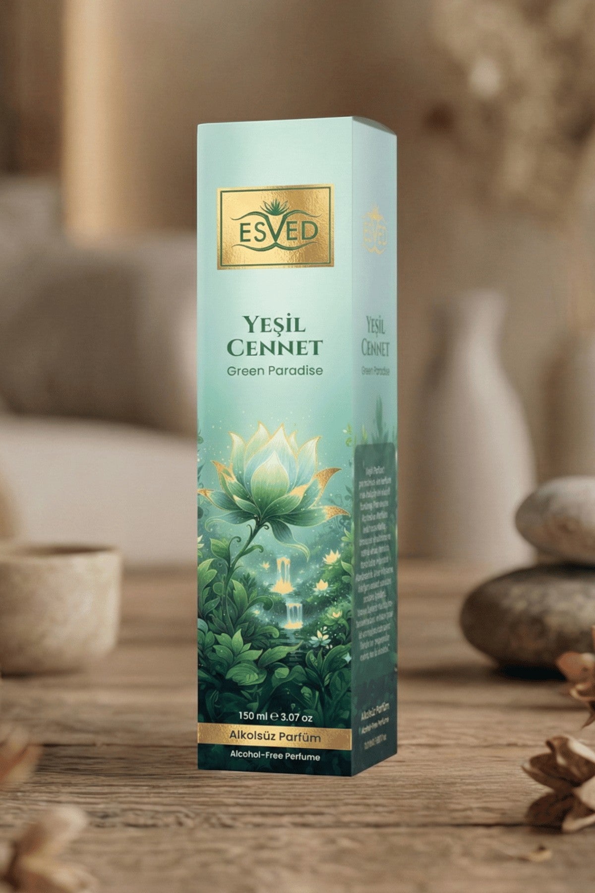Yeşil Cennet Kokusu Alkolsüz Parfüm 150 ml.