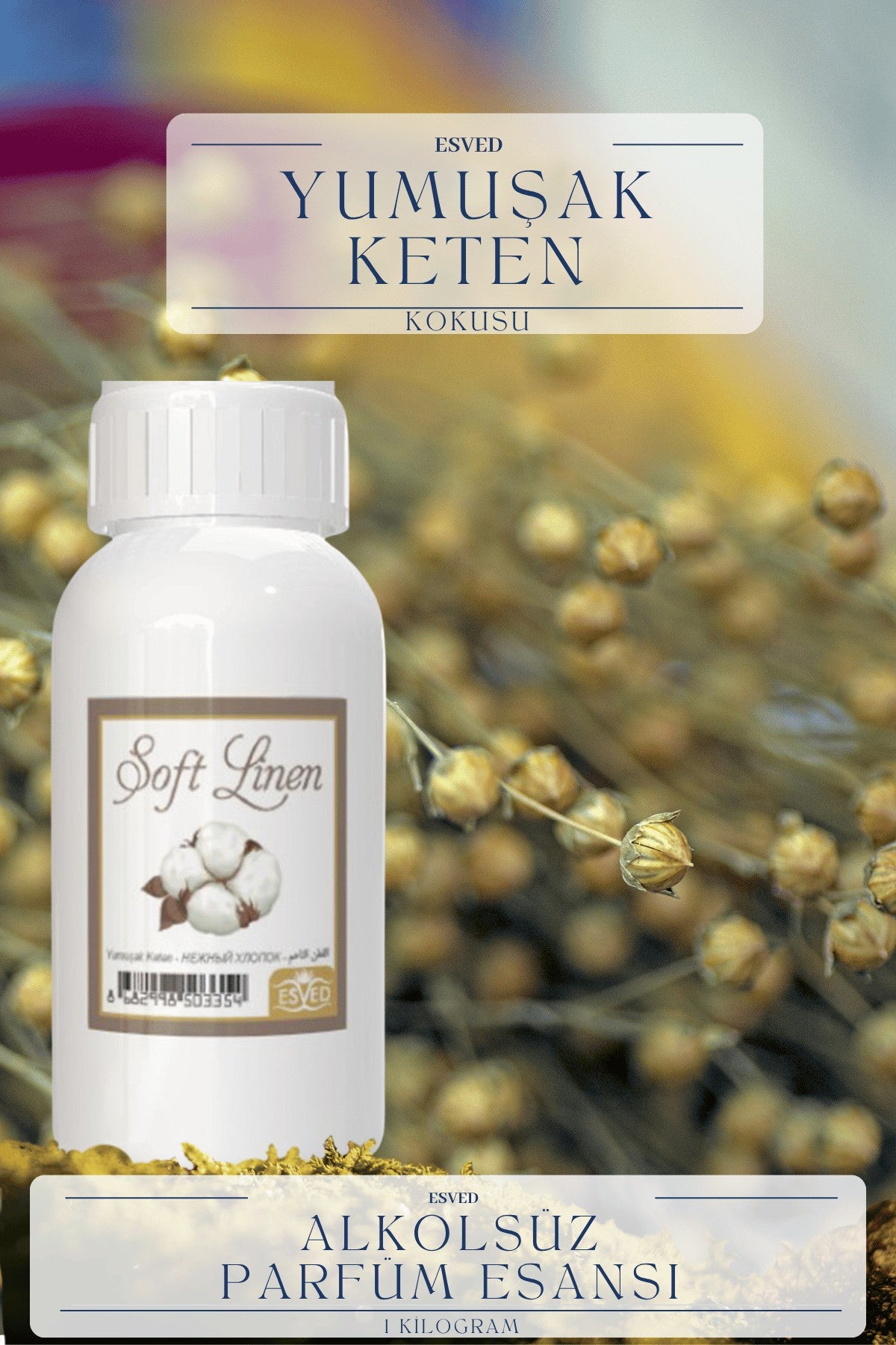 Yumuşak Keten Kokusu Toptan Parfüm Esansı 1 Kilogram