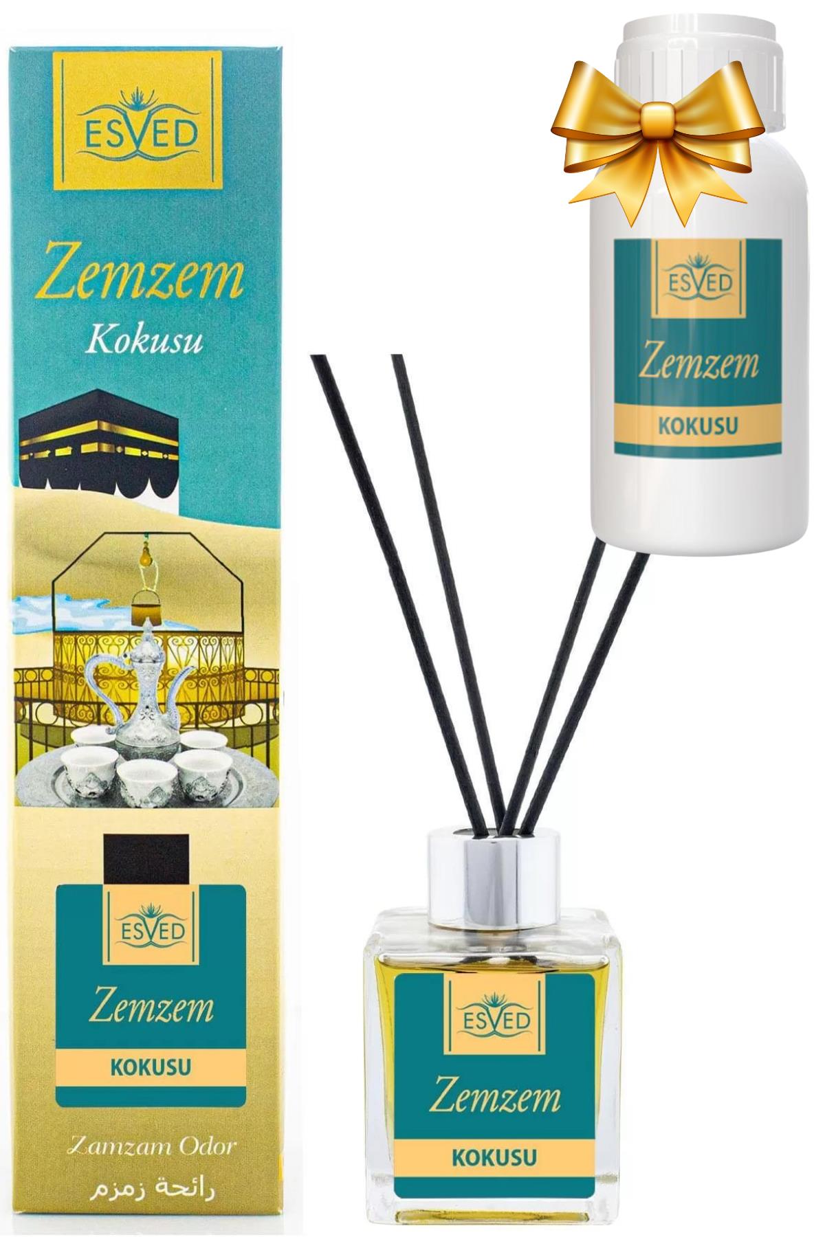 Zemzem Kokusu 100 Ml Çubuklu Oda Kokusu Yedek Dolum Şişesi Hediyeli