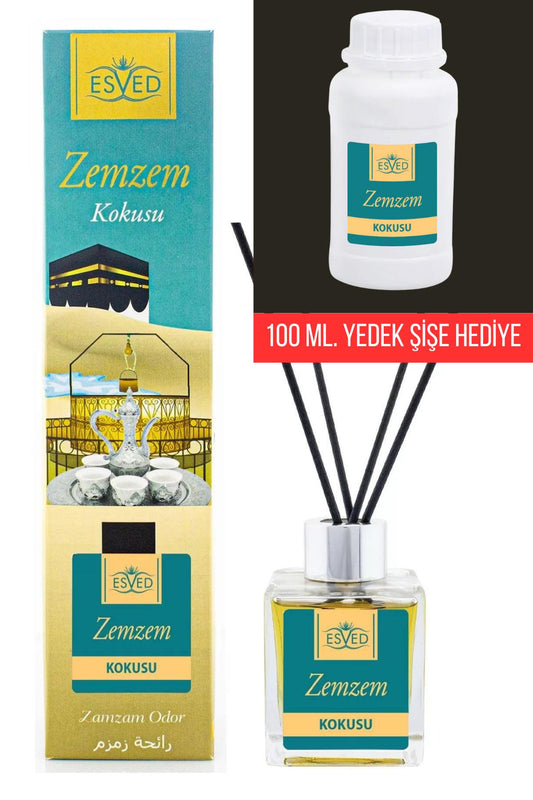 Zemzem Kokusu 100 Ml Çubuklu Oda Kokusu Zemzem Kokusu 100 ml. yedek dolum şişesi hediyeli