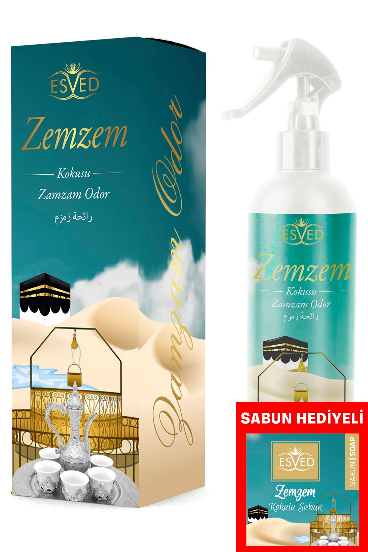 Zemzem Kokusu 400Ml Sprey Zemzem Kokusu Sabun 20 Gram Hediyeli