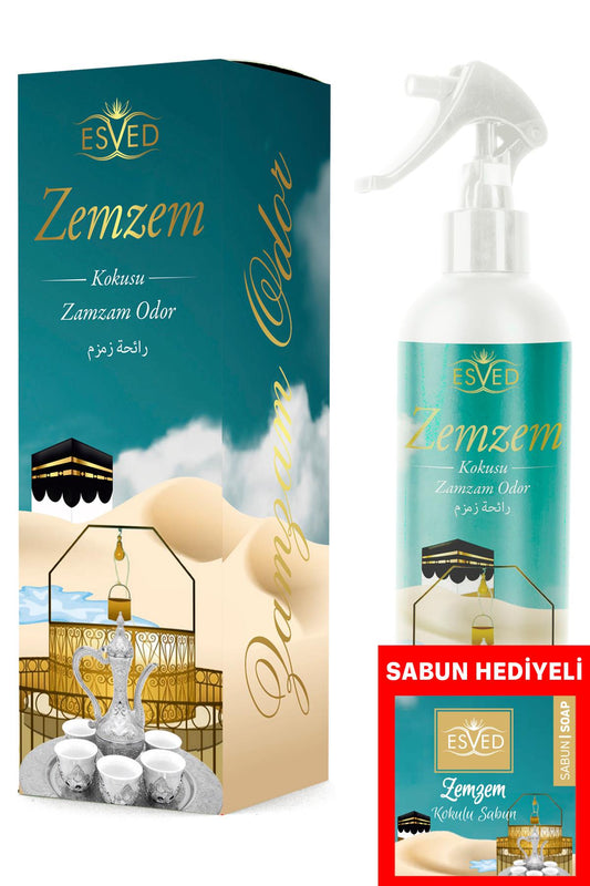 Zemzem Kokusu 400Ml Sprey Zemzem Kokusu Sabun 20 Gram Hediyeli